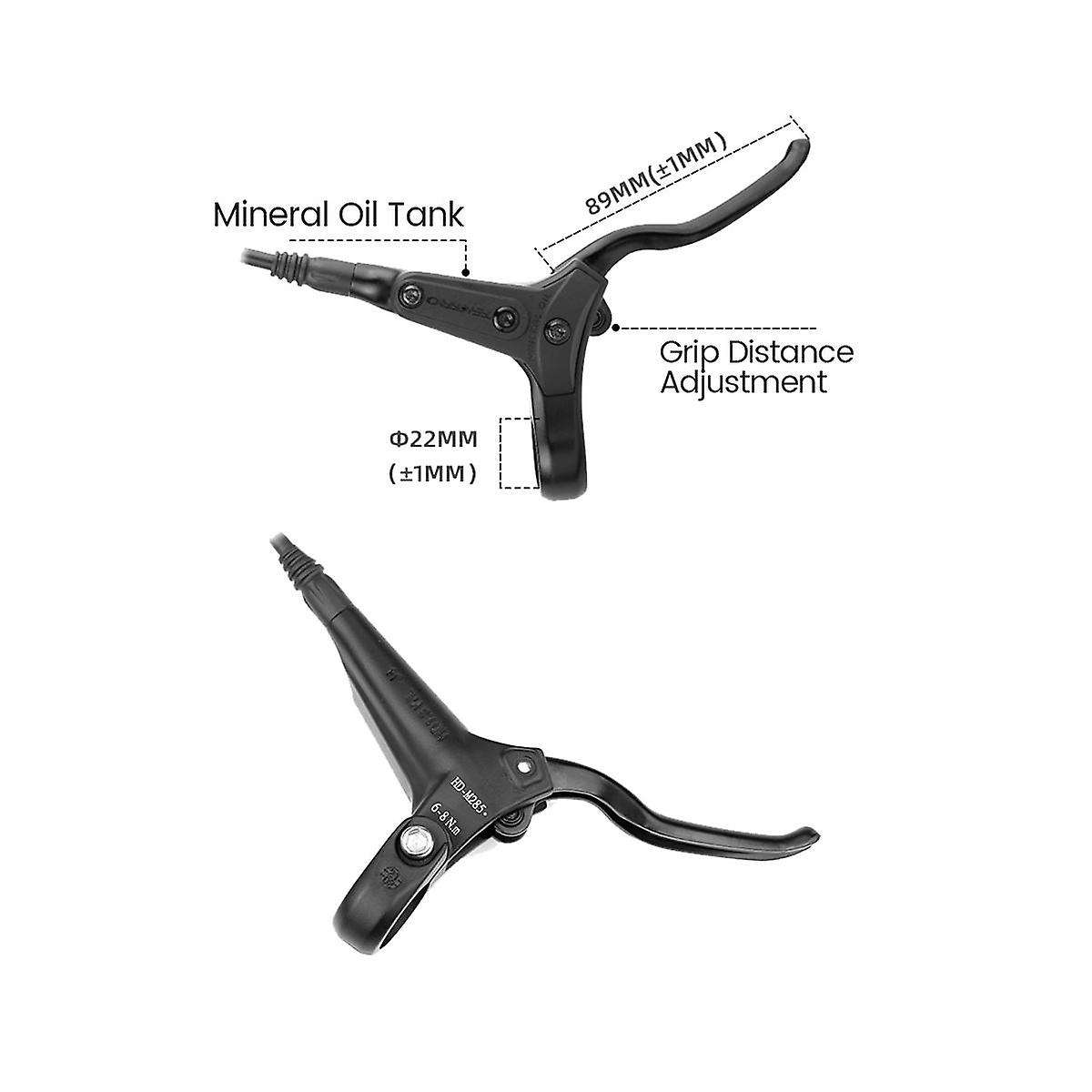 M285 Hydraulic Disc Brake Left Rear Right Front Brakes 800x1500mm Mountain Bike Hydraulic Brake