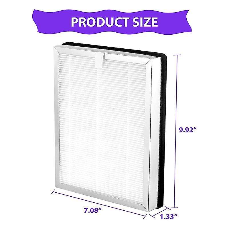 Ma-25 H13 True Hepa Filter for Ma-25 Air Purifier, 3-in-1 True Hepa, Activated Carbon and -filter,