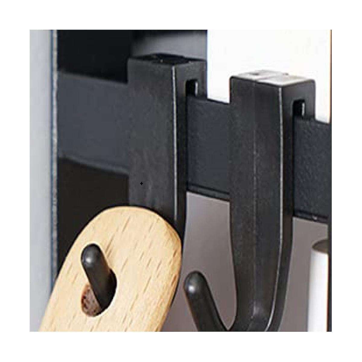 Magnetic Spice Rack Organizer 2 Tier Refrigerator Storage Shelf with Paper Towel Holder and Removabl