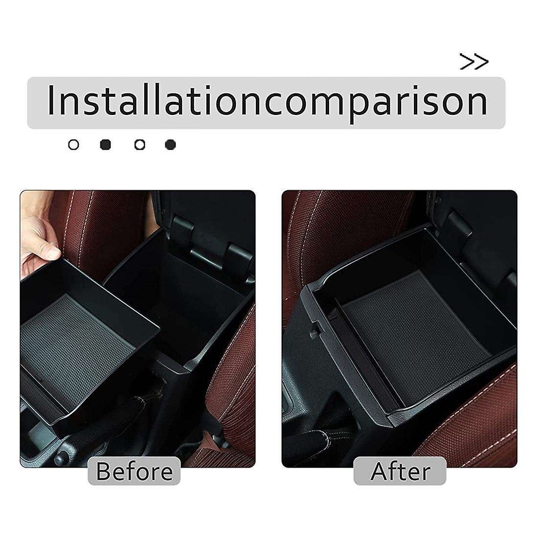 For Toyota Hilux 15-21 Center Console Organizer Armrest Storage Box