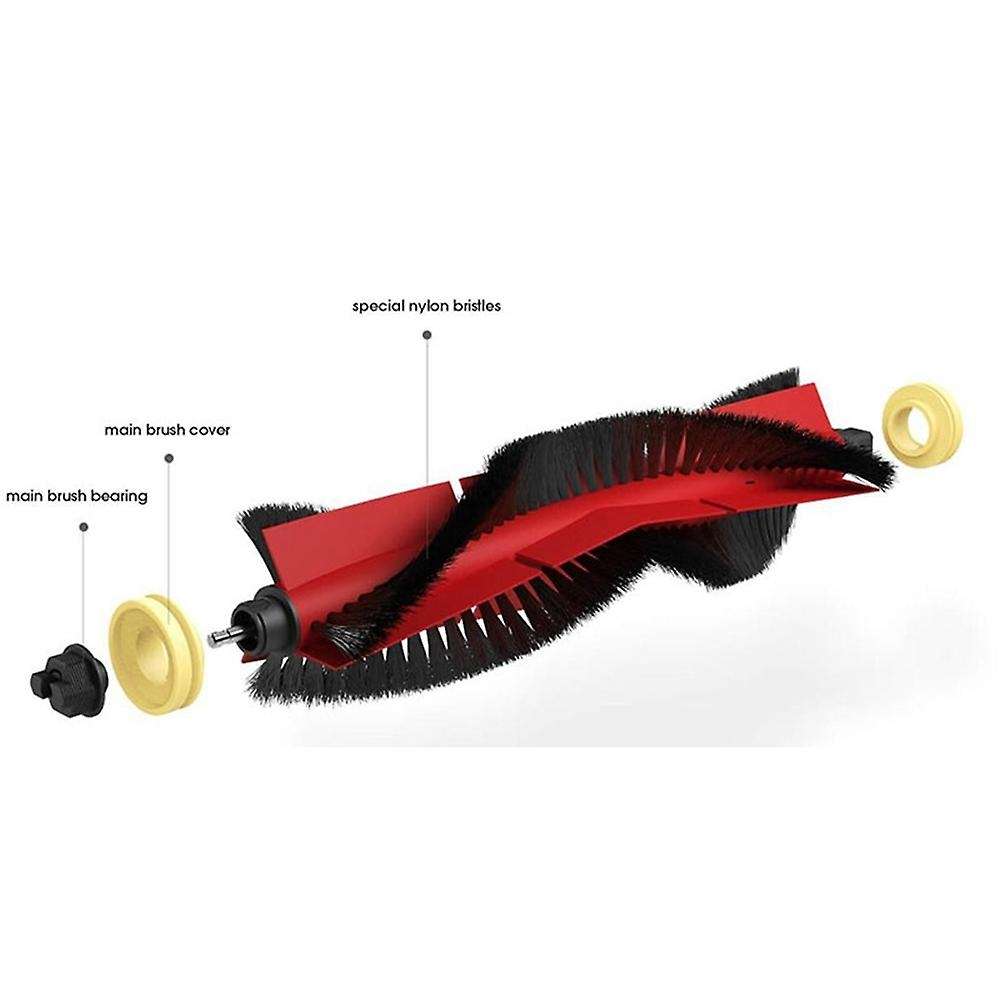 4pcs for Xiaomi Roborock Sweeper T6 T65 T4 Replaceable Main Brush