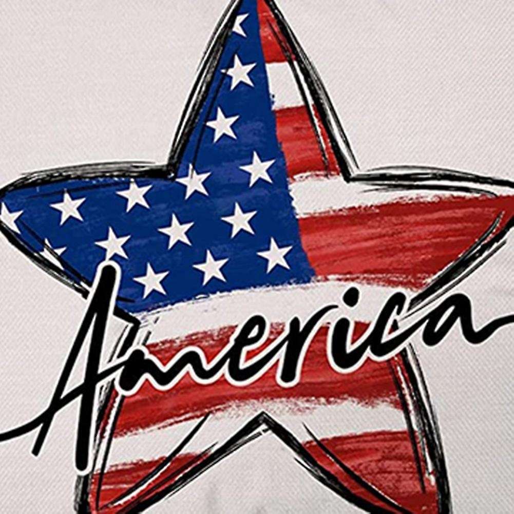 America Independence Day Decorations Farmhouse Throw Pillows Decor