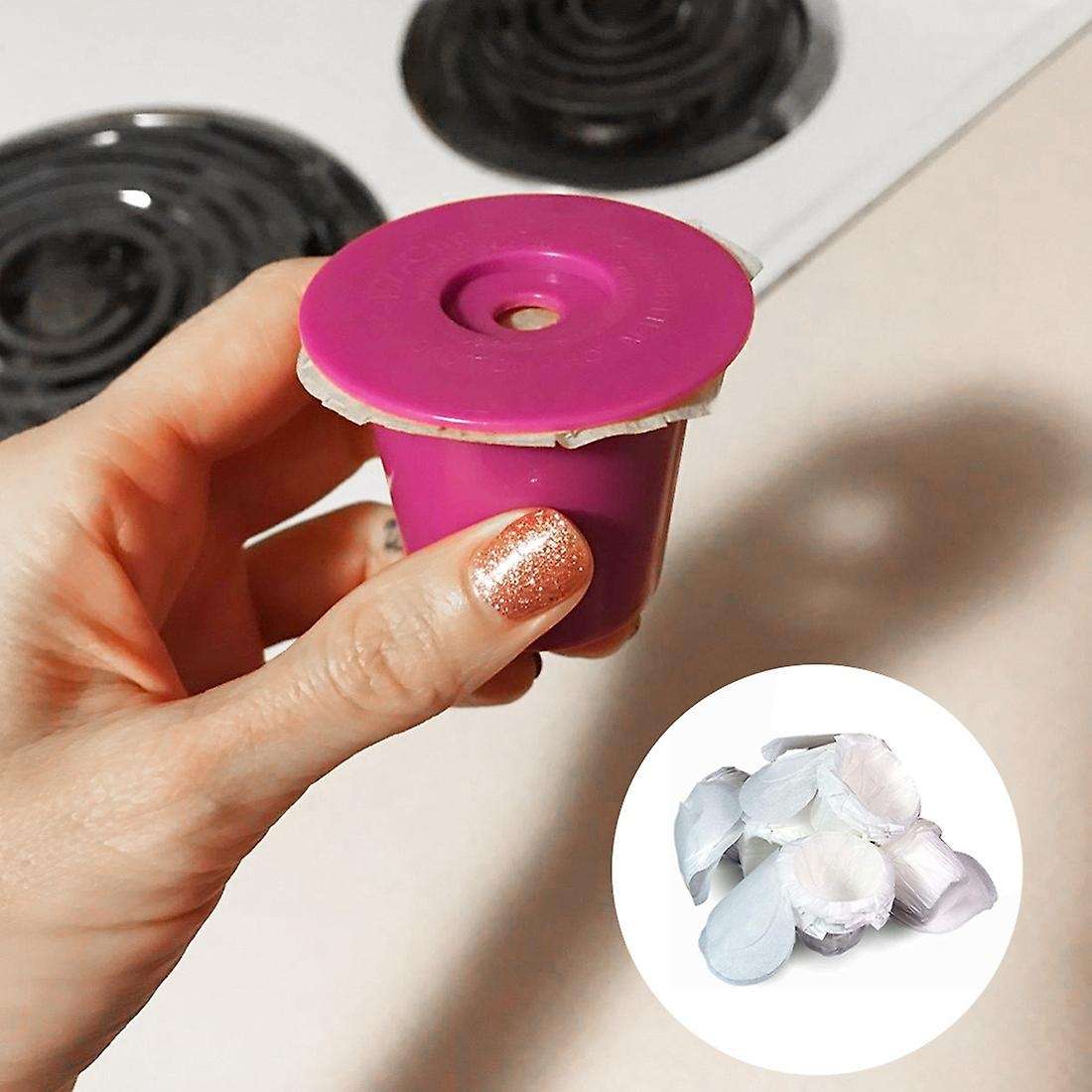 200pcs Disposable K-cup Paper Filter with Lid