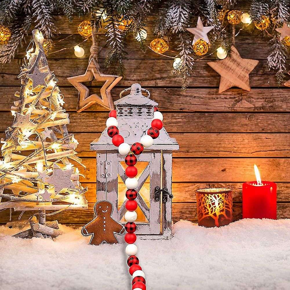 200 Piece Of Christmas Wooden Beads Natural Polished Beads