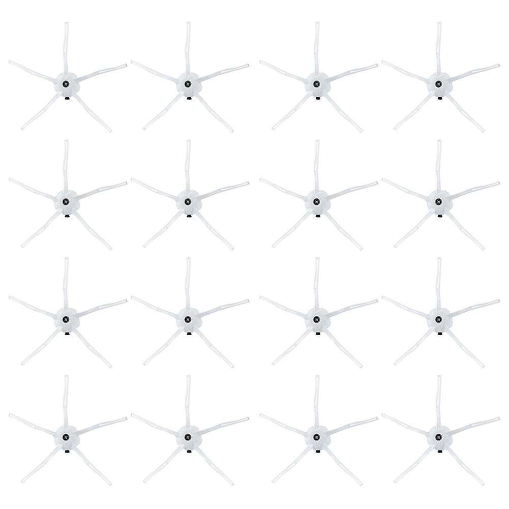 16pcs White 5 Arms Side Brush for Xiaomi Roborock S6 S5 E35 E2 S50 S5