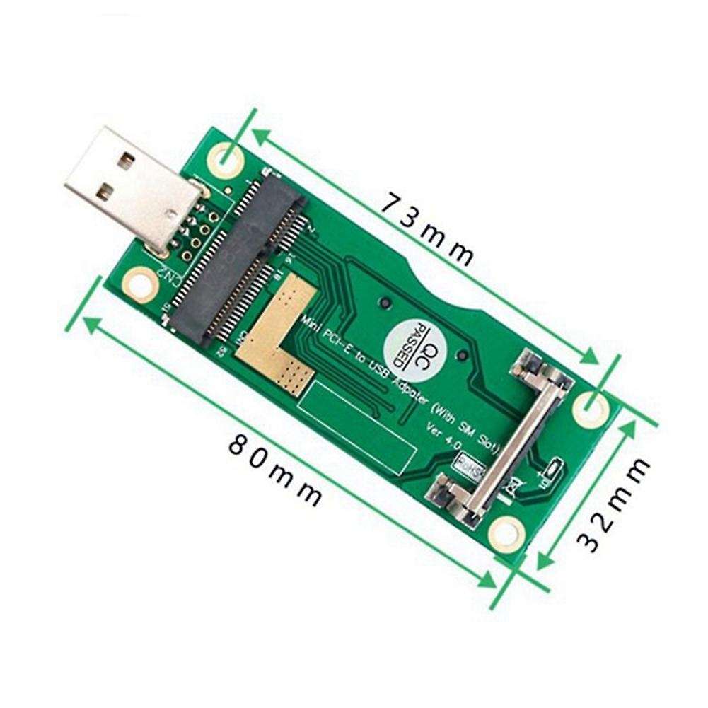 2 Pack Mini Pci-e Card with Sim 8pin for Wwan/lte Btc Mining Miner