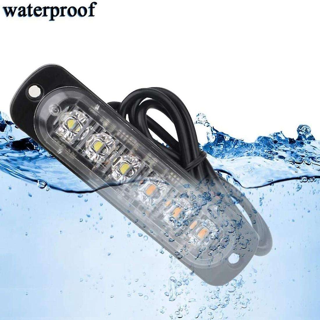 6led Emergency Warning Light Beacon Hazard Flash Caution Strobe Light