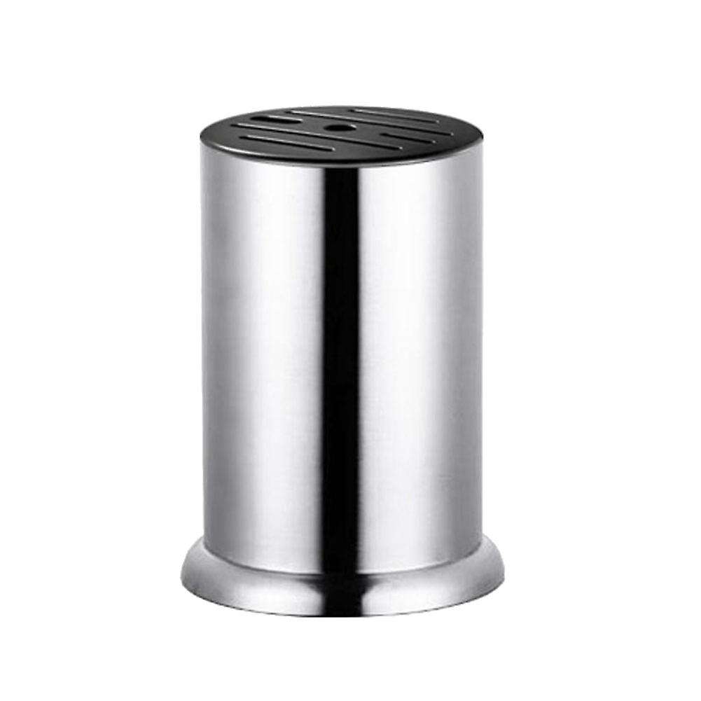 Universal Knife Block,stainless Steel Round Block Storage Holder