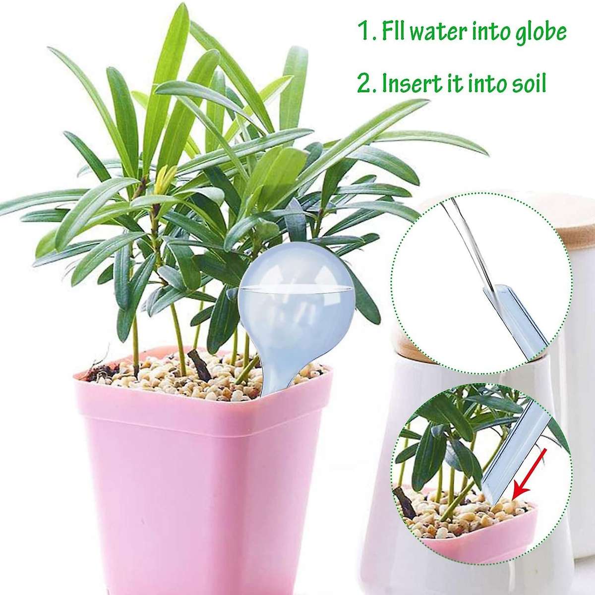16pcs Plant Watering Globes,automatic Watering Device for Plants