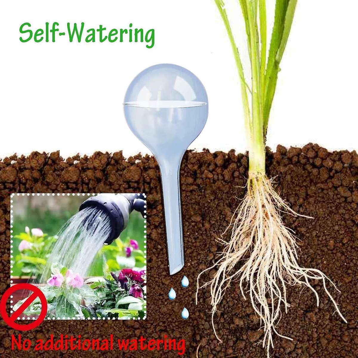 16pcs Plant Watering Globes,automatic Watering Device for Plants