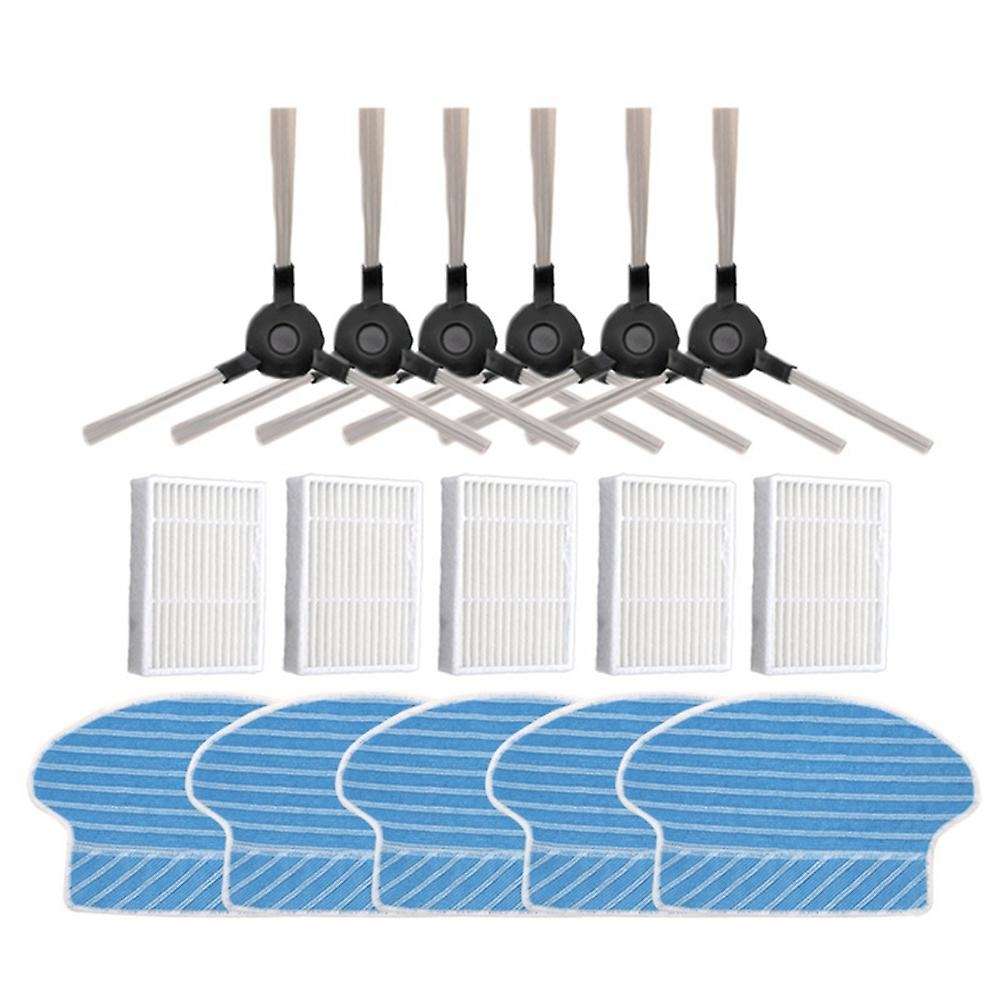 Side Brush Hepa Filter Mop Cloth for Proscenic P1 P2 P3 Sweeper