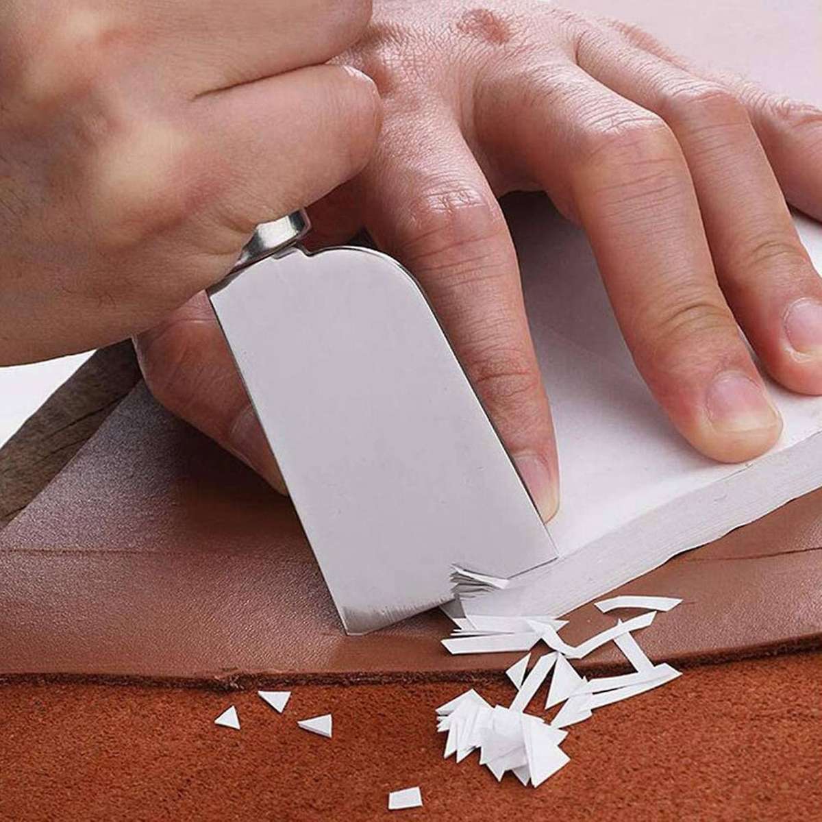 Leather Craft Edge Beveler Scraper Handle for Diy Leather Craft Tool