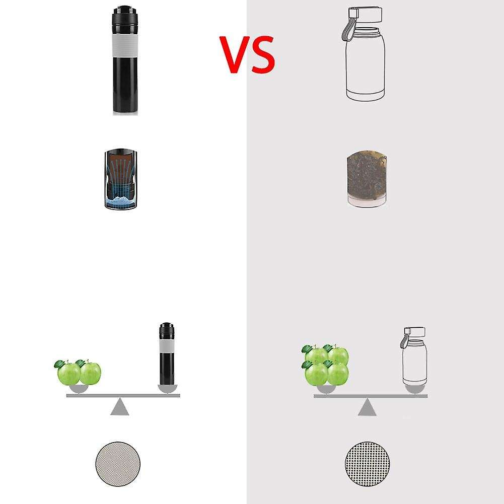 Pin Portable Press Pot Outdoor Hand Brewed Coffee Filter Cup,a