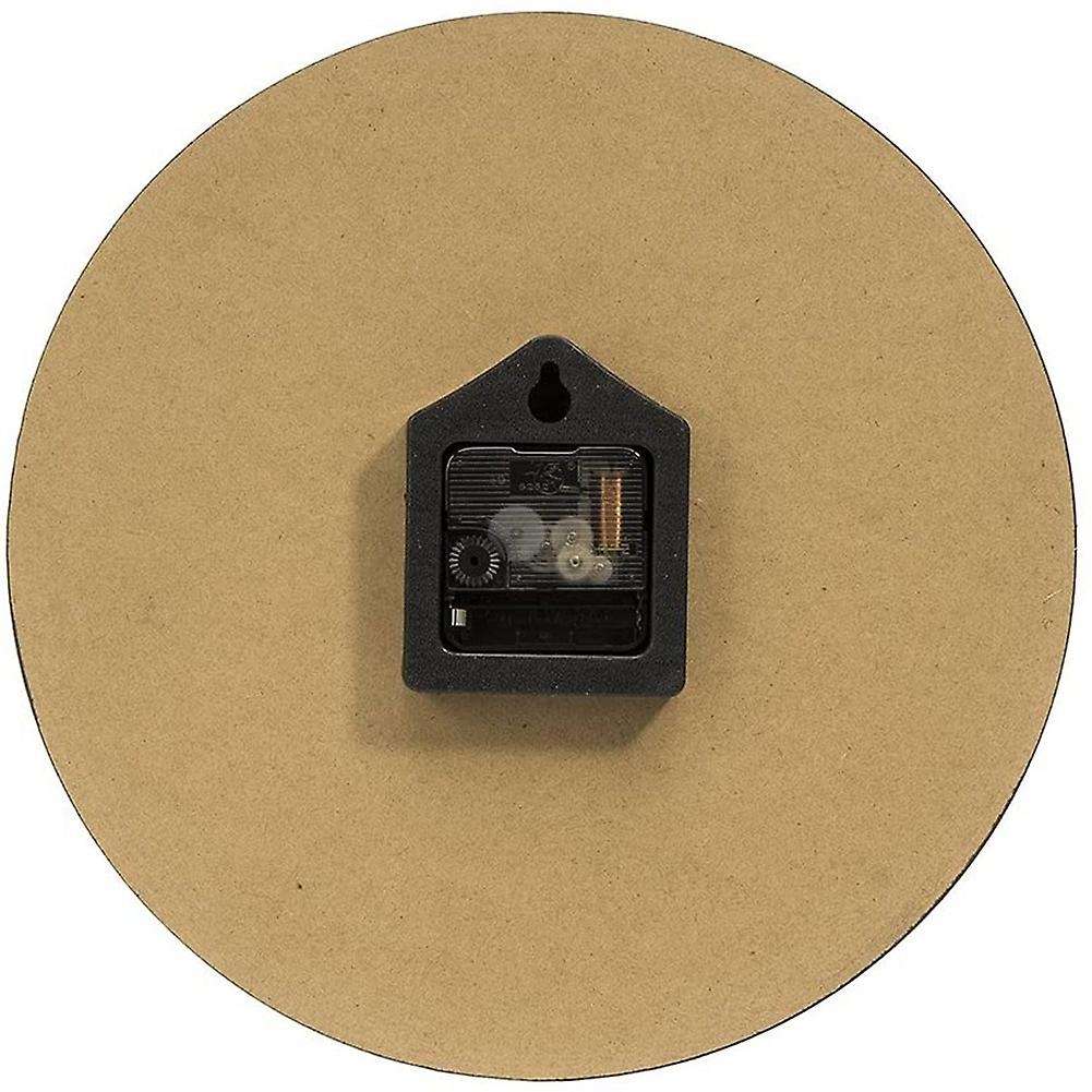 12 Inch Wooden Wall Clock Numerals Rustic Style Home Decor Wall Clock