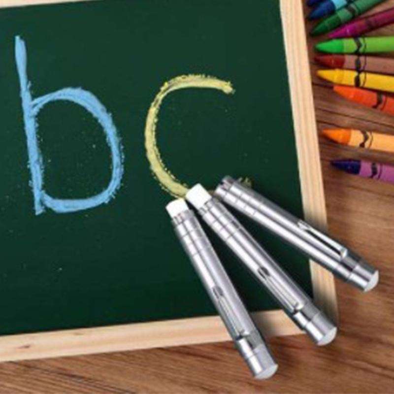 8pcs Aluminum Alloy Chalks Holder, Children's Painting and Writing