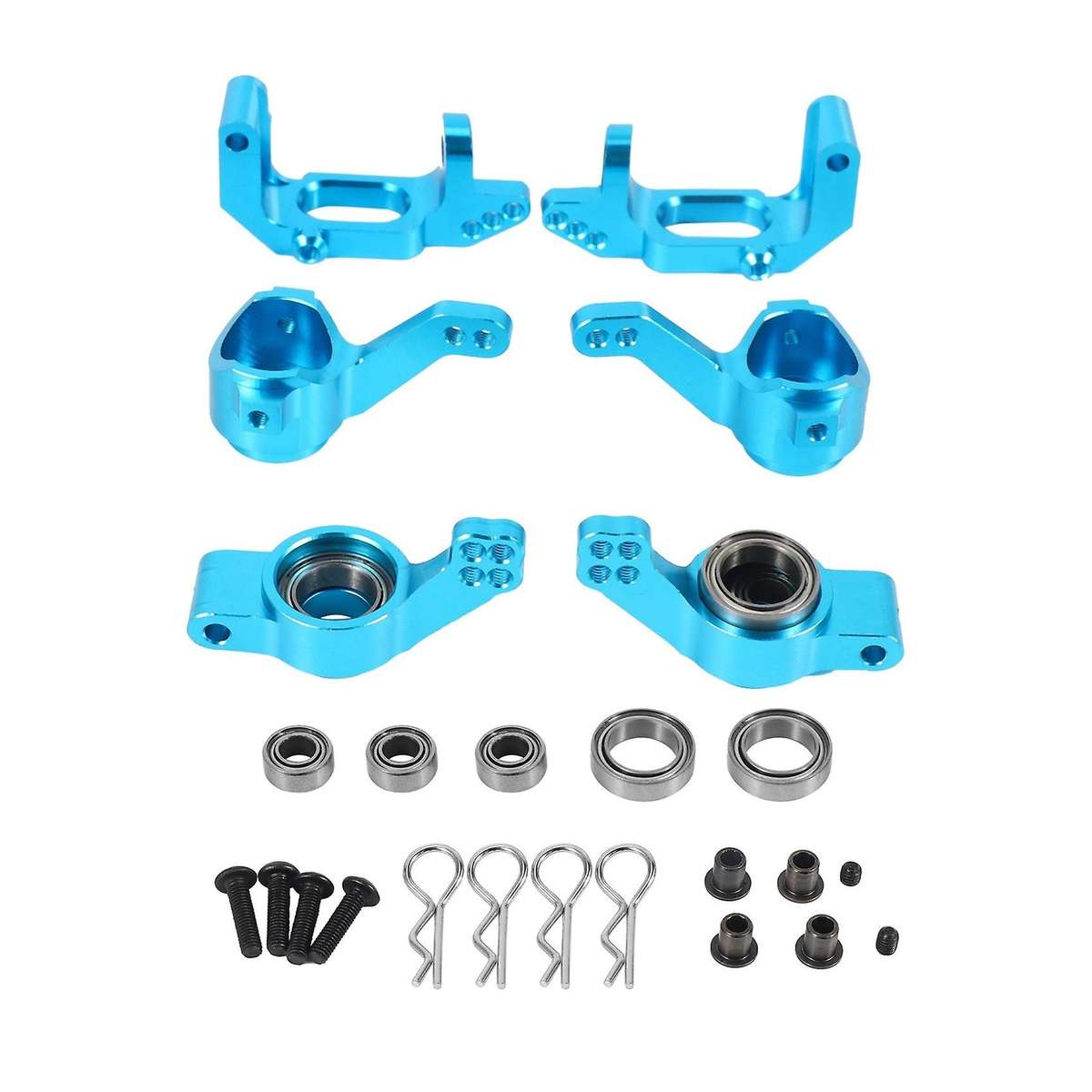 Aluminum Alloy Steering Knuckle Kit Hub Carrier Upgrade Parts Blue