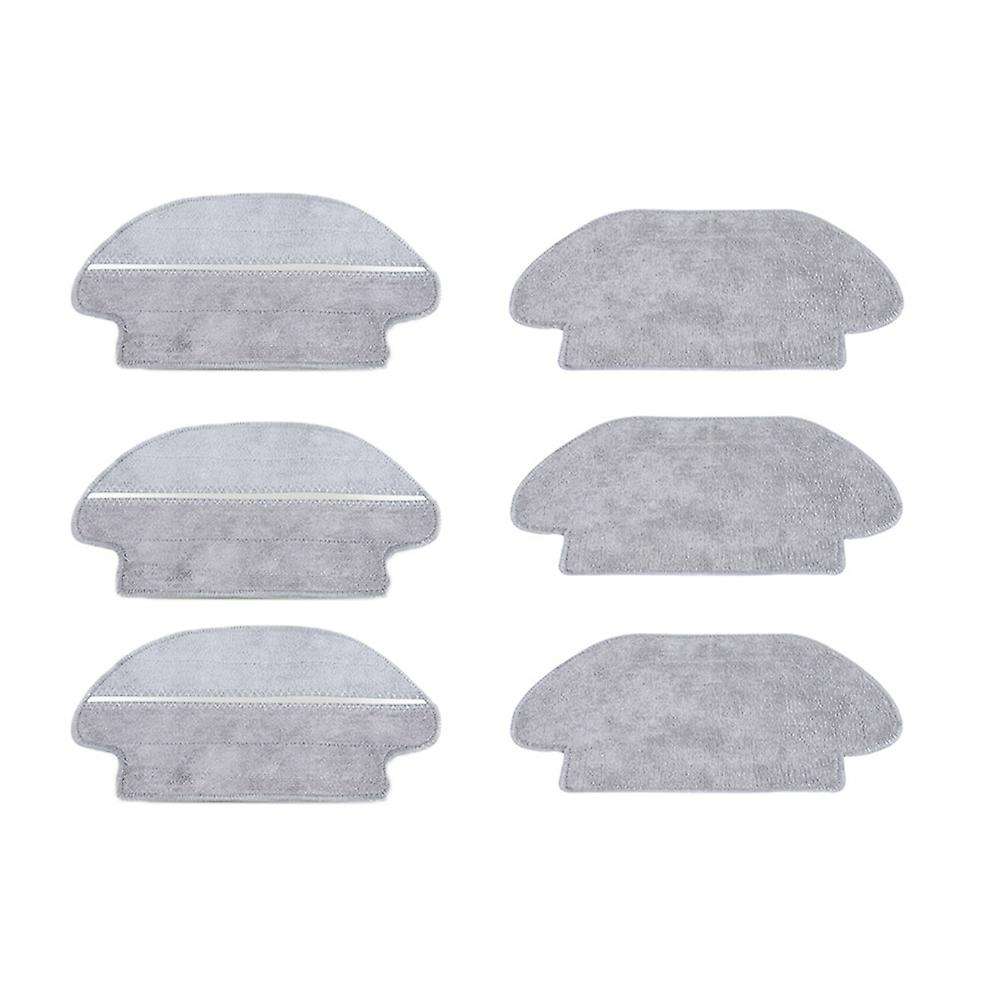 6 Pcs Mop Cloths for Xiaomi Mijia Robot Vacuum Stytjo2ym Wet-dry