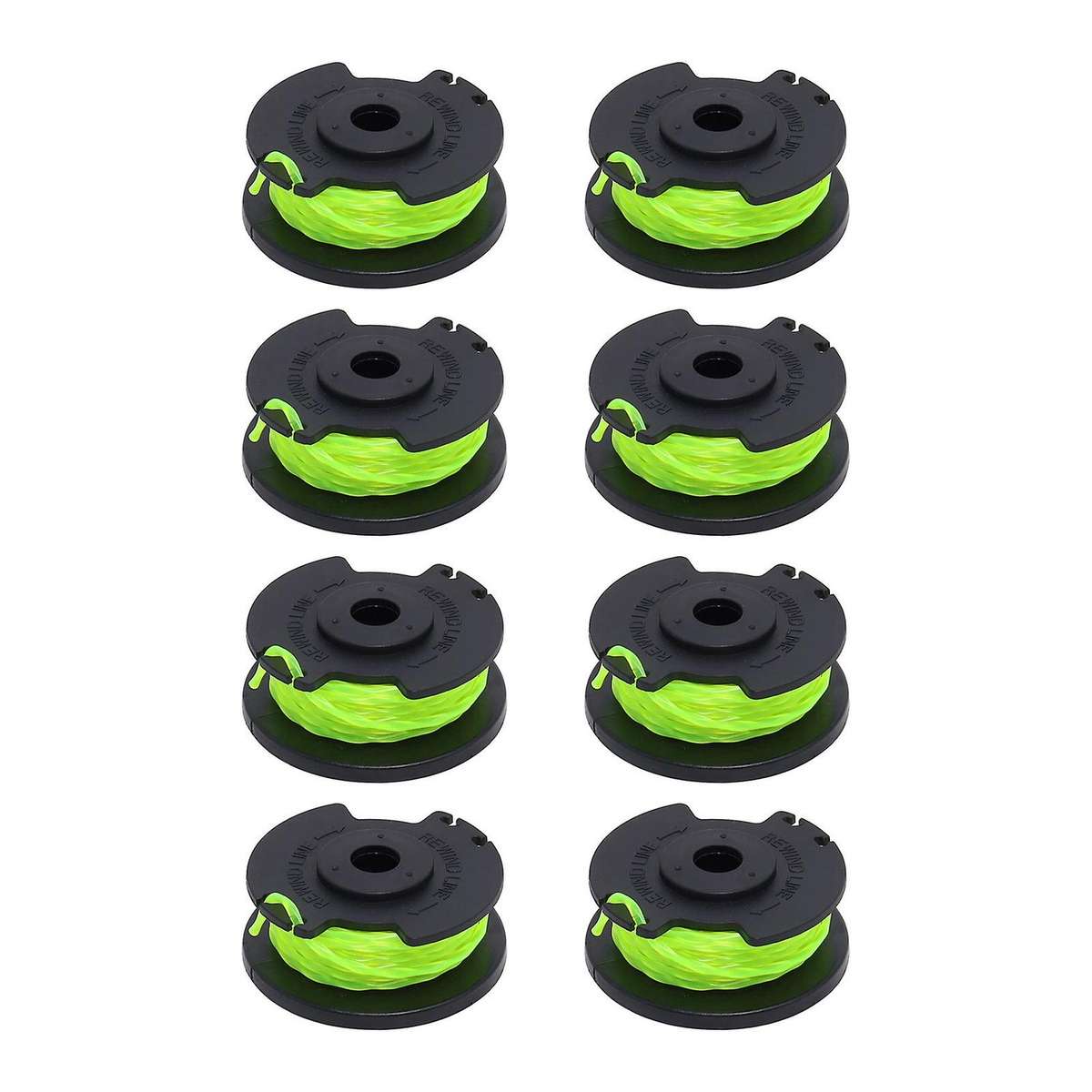 8pack Rac143 Replacement Spool Line for Ryobi 36v String Auto-feed