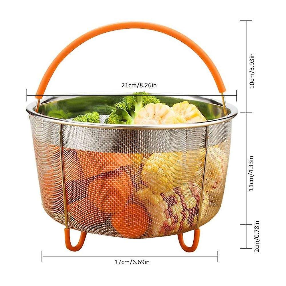 Stainless Steel Steamer Basket Set,for Ninja Foodi Pressure Cooker