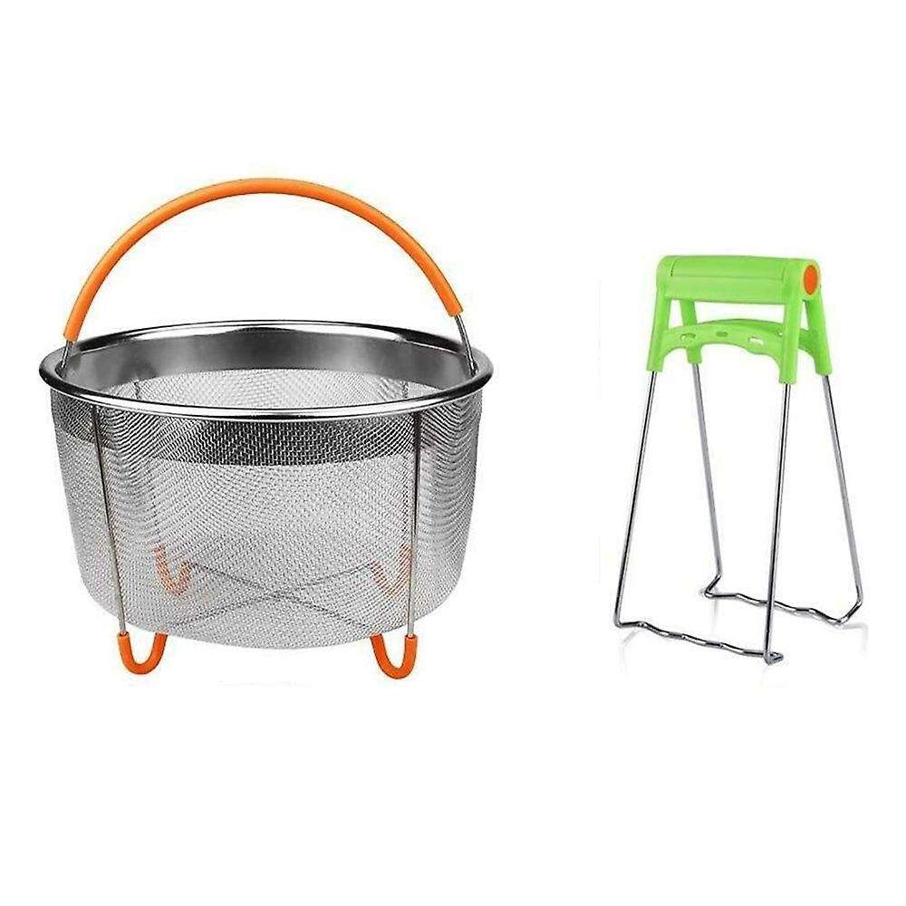 Stainless Steel Steamer Basket Set,for Ninja Foodi Pressure Cooker