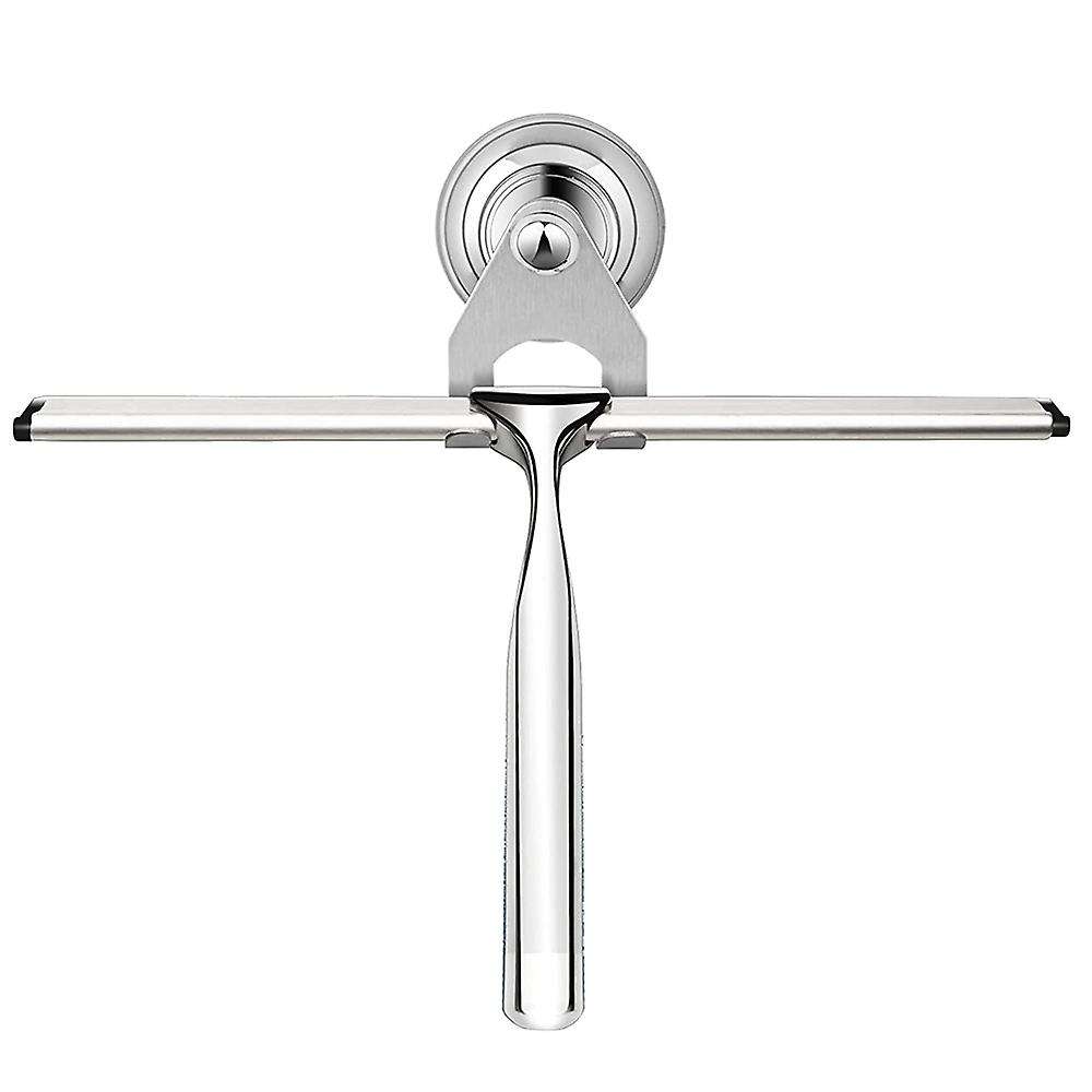 Premium Shower Squeegee Stainless Steel - 25 Cm with Wall Hanger