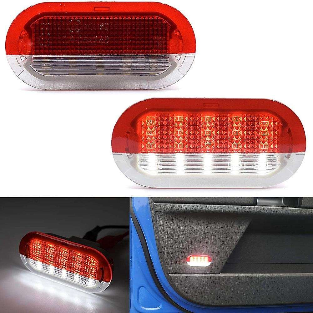 2pcs Led Door Courtesy Lights Under Warning Lamps for Golf 4 Mk4 Bora