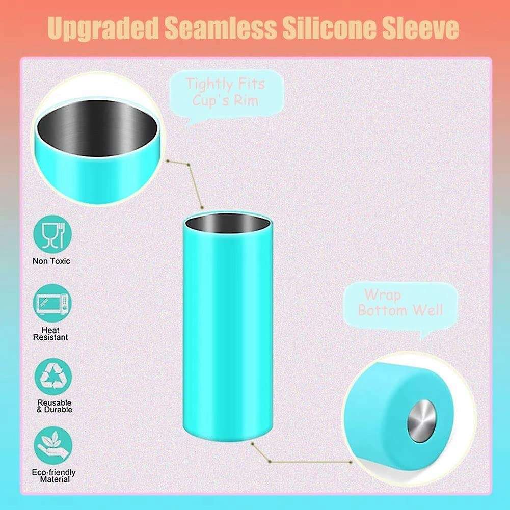 Silicone Bands for Sublimation Tumbler, for 20oz Skinny Blanks Cups