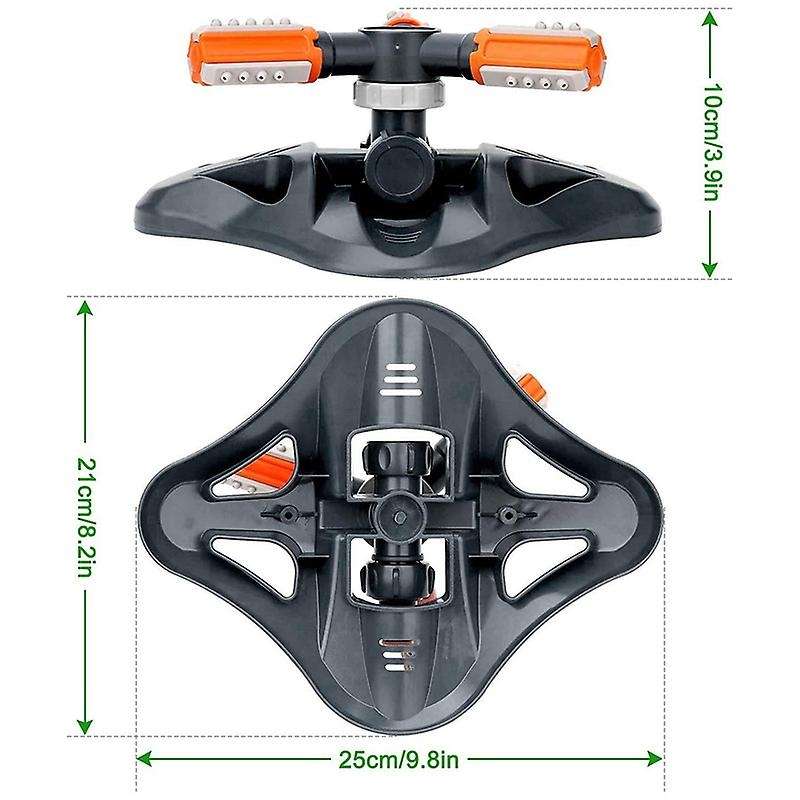 Garden Sprinkler, Automatic 360 Degree Rotating Lawn Sprinkler
