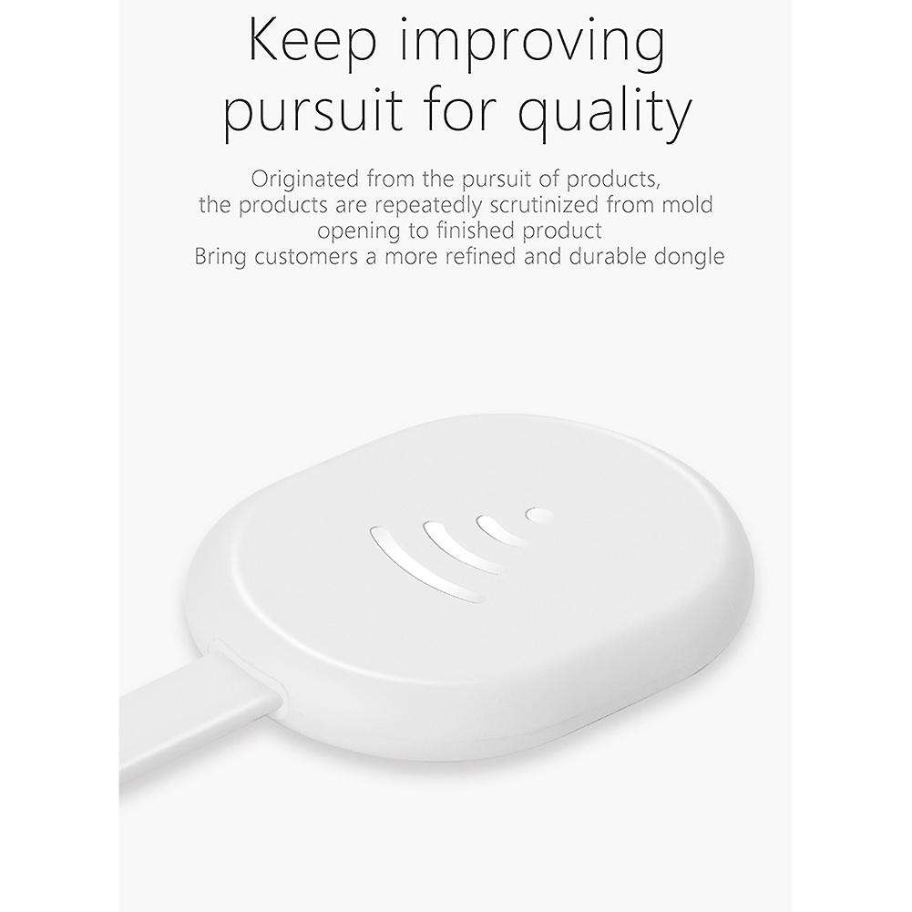 E38 Tv Stick Adapter Wifi Display Dongle Receiver for Miracast-white