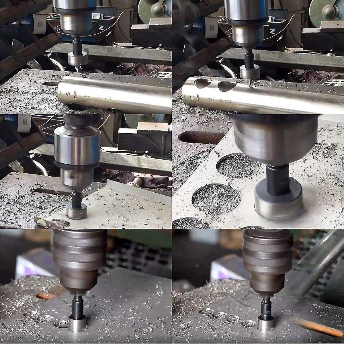 Hss Hole Saw Kit for Metal 5 Pcs for Thin Iron 16/18.5/20/25/30mm