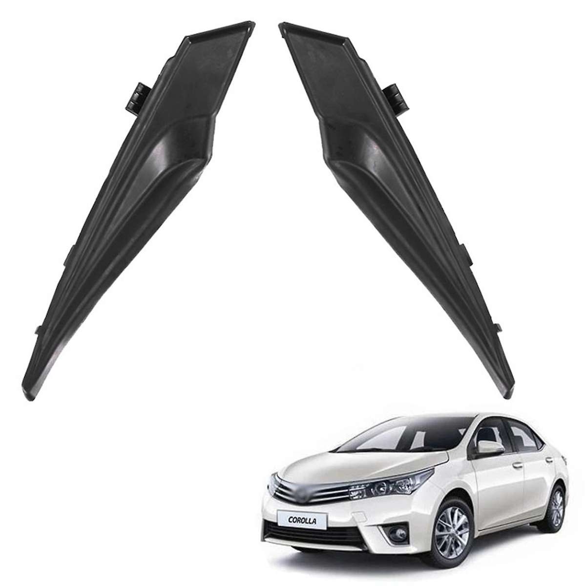 2pcs Front Windshield Wiper Cowl Trim for Toyota Corolla 2014-2019