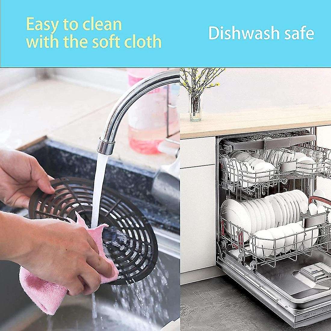 Air Fryer Grill Pan for Chefman Powerdash 5qt Air Fryers Non-stick