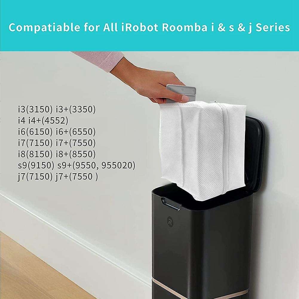 6 Pack Reusable Vacuum Bags for Irobot Roomba I & S & J Series