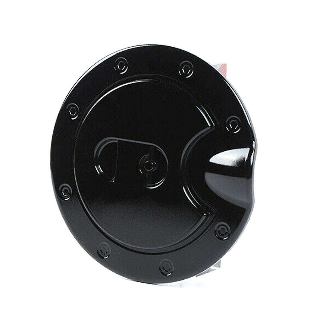 Door Fuel Tank Cover Gas Filler Cap Trim for Dodge Ram, Abs Black