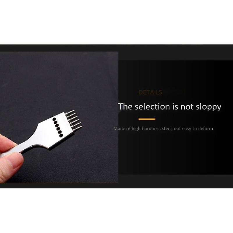 3pcs 4mm Leather Craft Round Hole Leather Puncher Tool/set