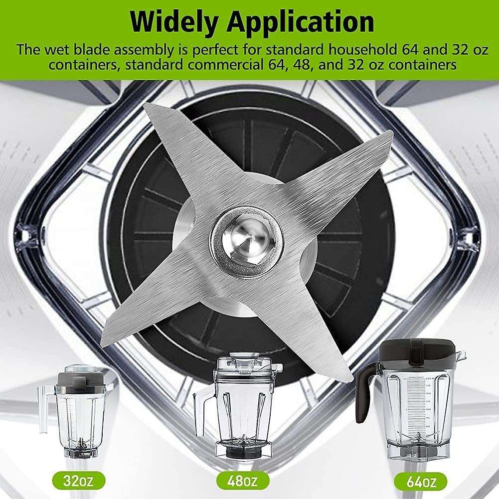 Wet Blade Assembly Blades, for Vitamix Household 48, 32 Oz Containers