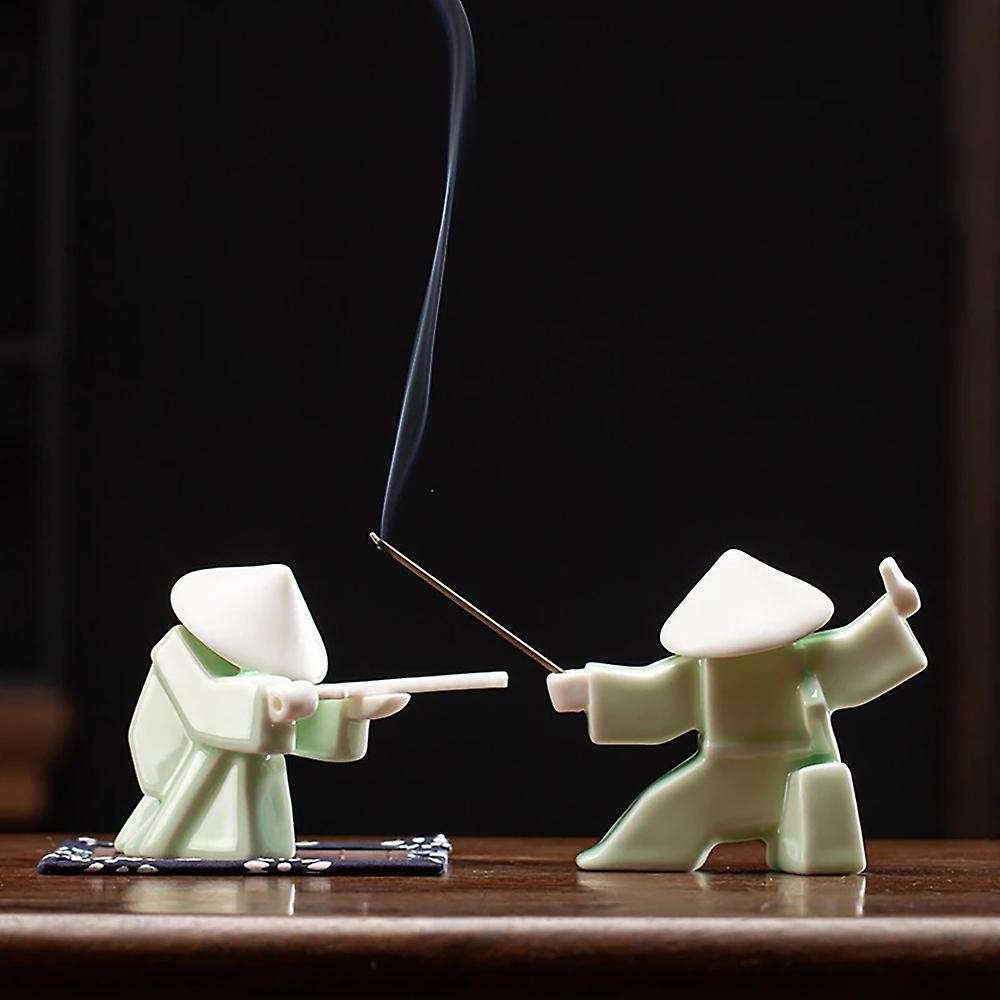 Figurine Incense Stick Tray Decor for Home Tea Yoga Studio Statue D