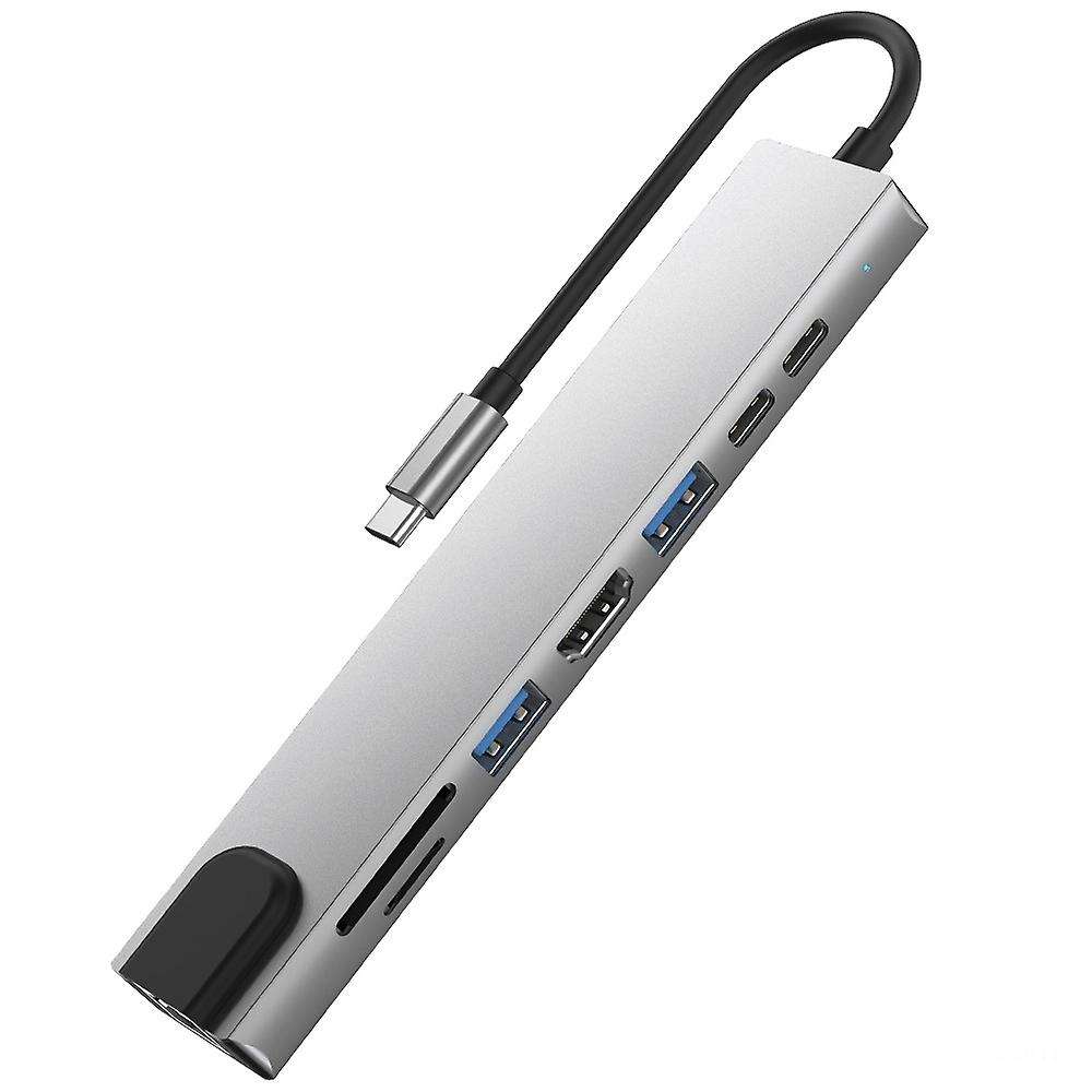 Type-c 8-in-1 Expansion Usb 3.0 Hdmi-compatible Expansion Dock