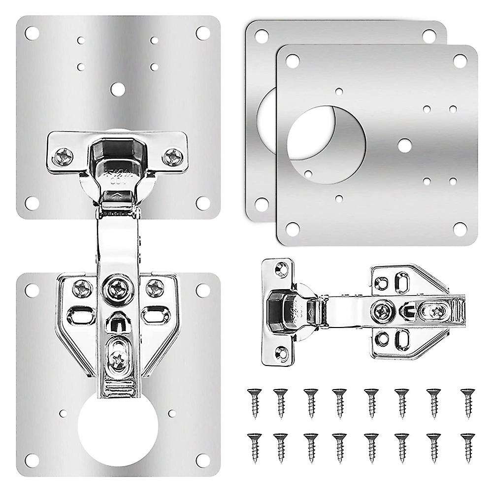 2 Pack Soft Closing Cabinet Hinges, 90 Degree Insert Door Hinge