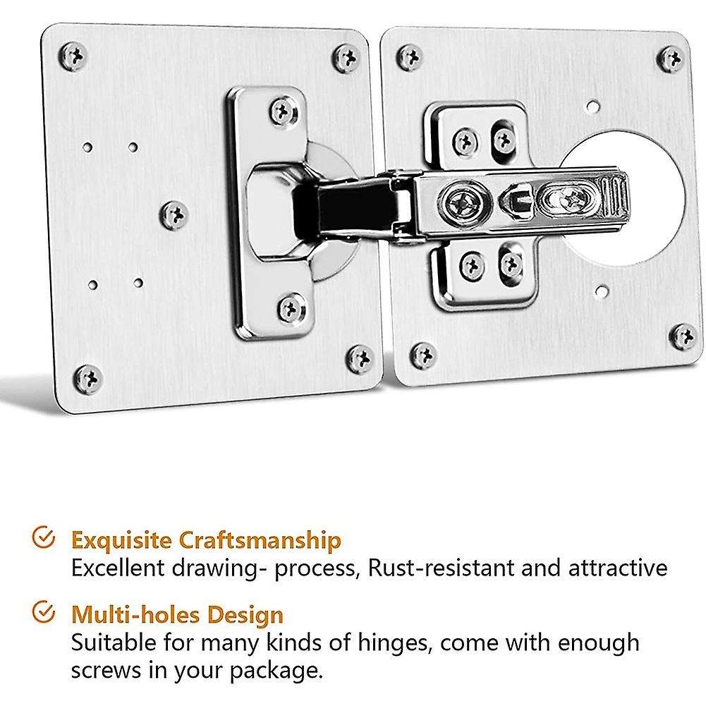 2 Pack Soft Closing Cabinet Hinges, 90 Degree Insert Door Hinge