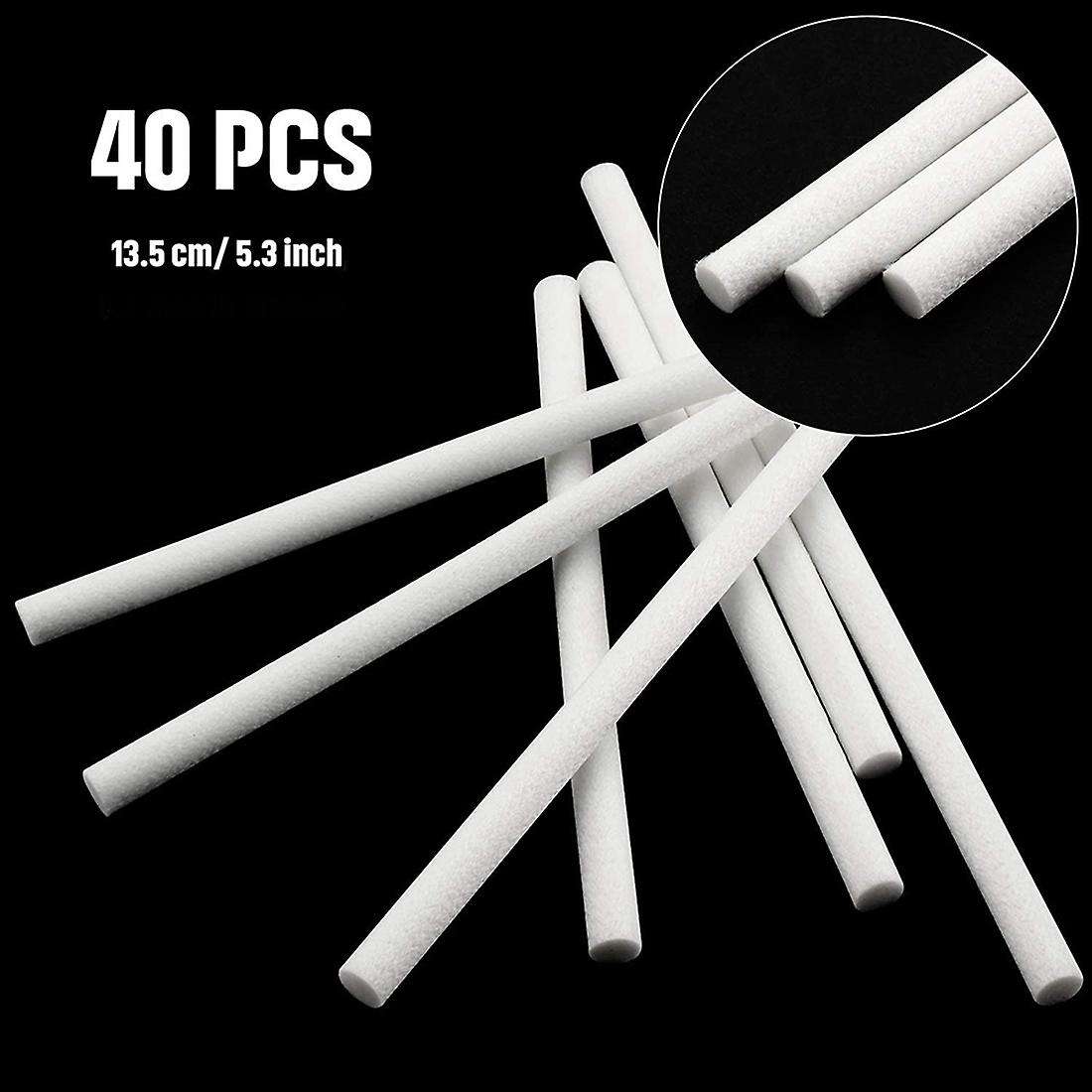 40pcs Humidifier Cotton Filter Sticks Refill for Car Mini Diffuser
