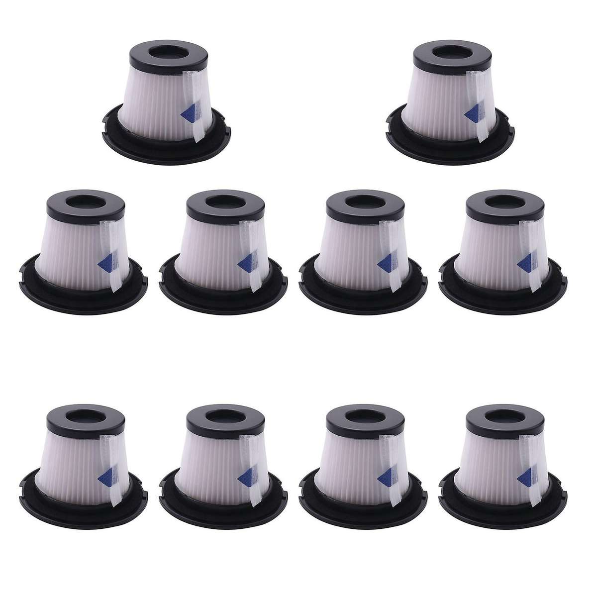10 Pack Hepa Filter Replacement Set for Moosoo K17 Cordless Vacuum
