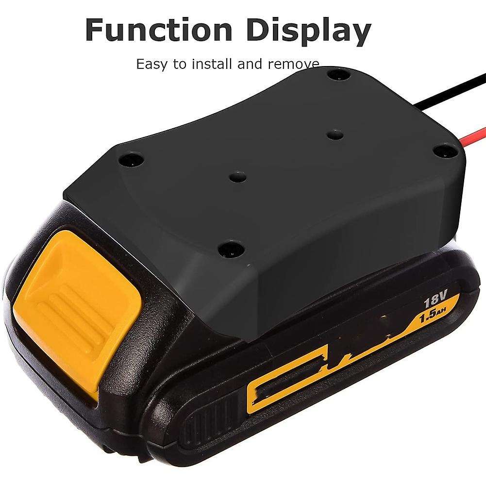 Power Wheels Adapter for Dewalt 20v 18vdcb Series Power Wheels Kit A