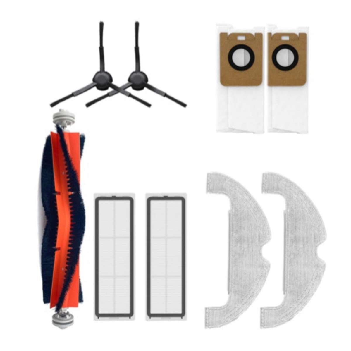 For Dreame Side Brush Filter Main Brush Dust Bag Mop Cloths Parts