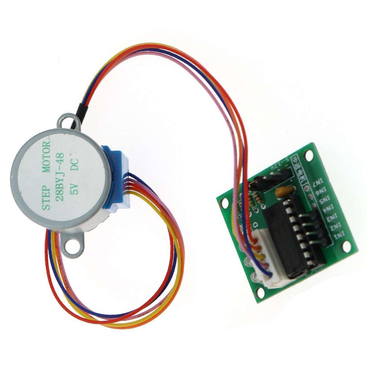 5pcs 5v Stepper Motor+uln2003+dupont Line Stepper Motor Driver Board