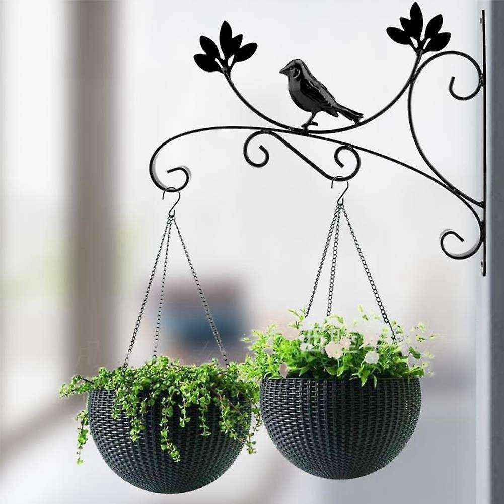Hanging Basket Brackets Wall Hanging Metal Plant Hook Bird Feeder