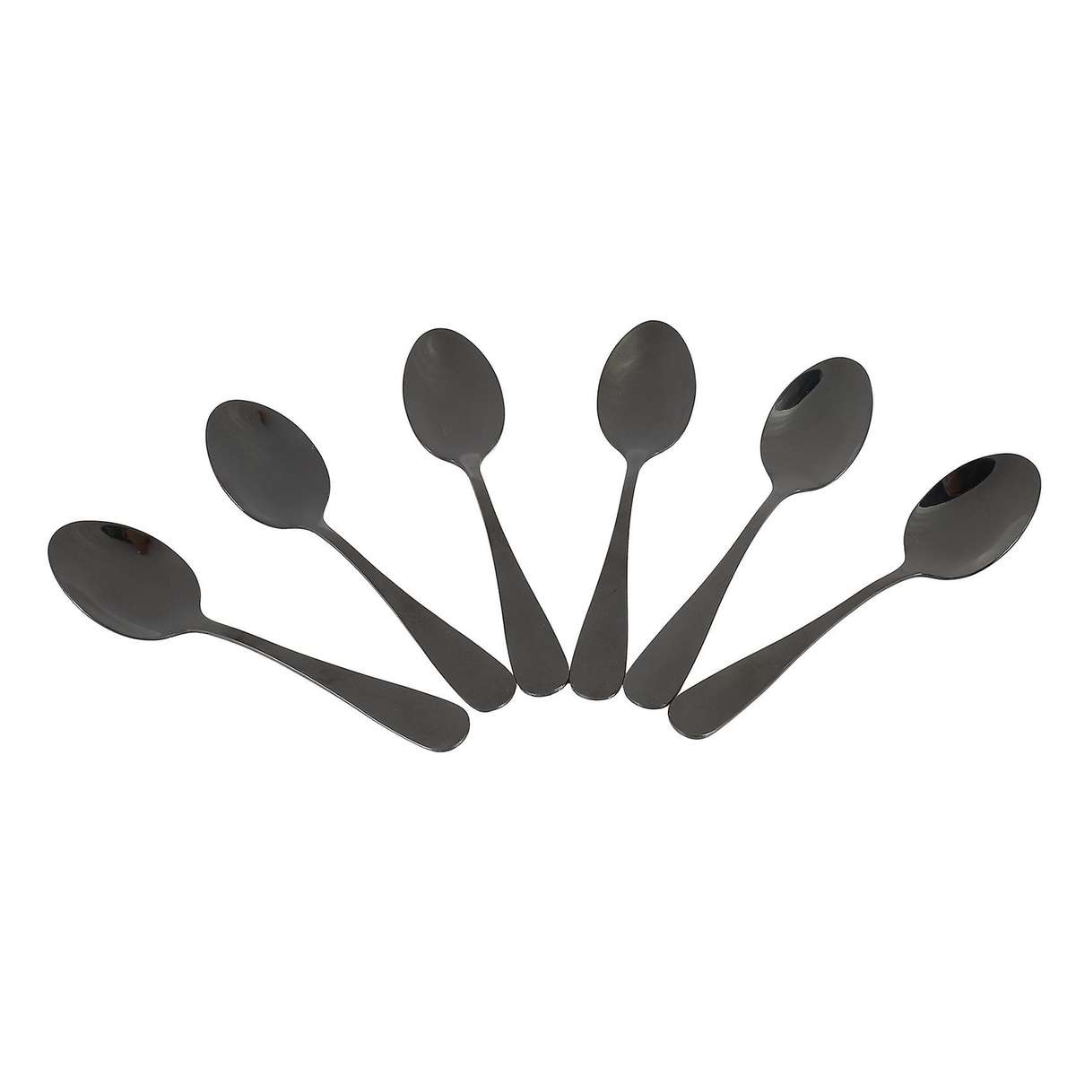 Cuilleres A Cafe Noires Cuilleres , Lot De 6 (cuilleres A Cafe Noir)