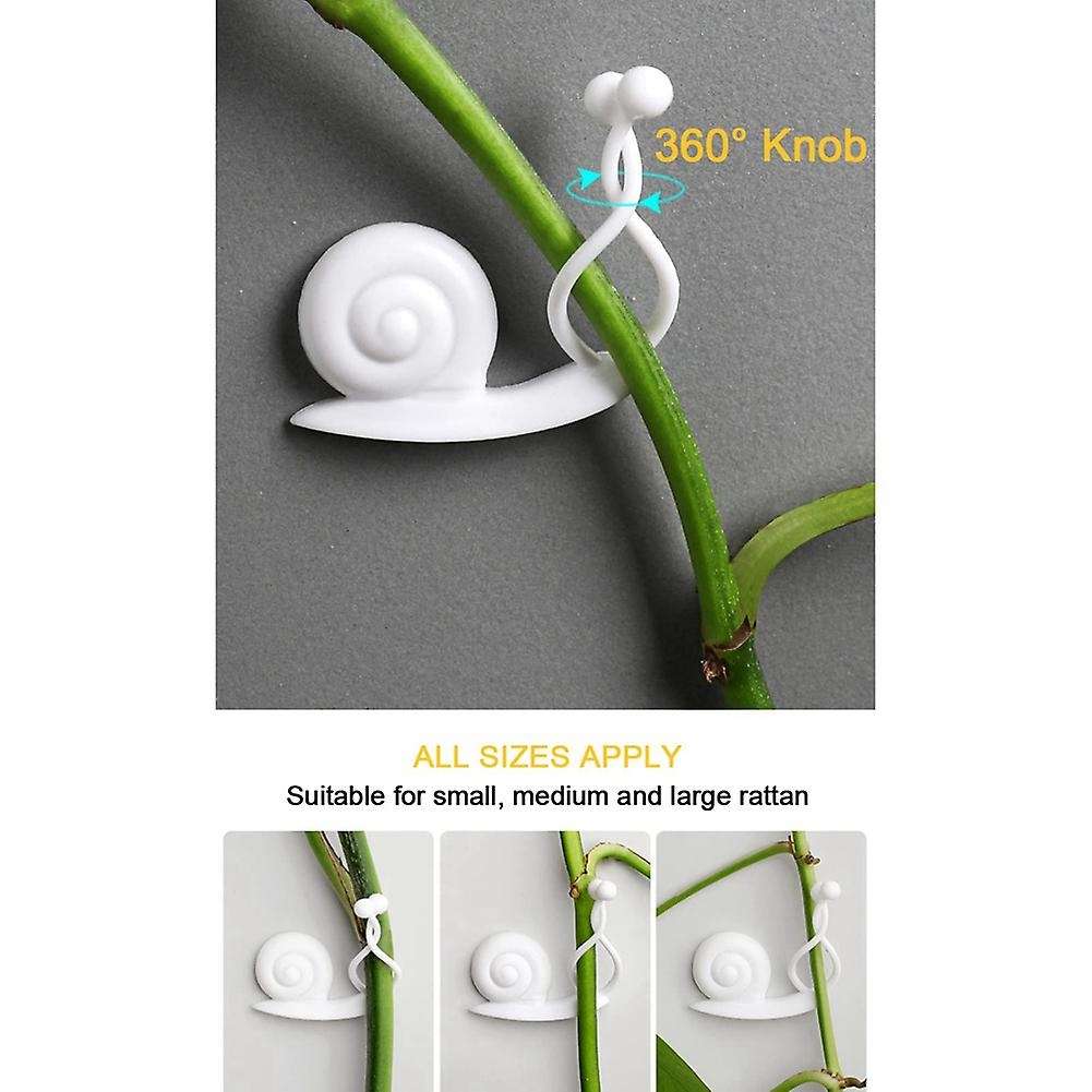 30pcs Invisible Snails Plant Climbing Wall Fixture Clips