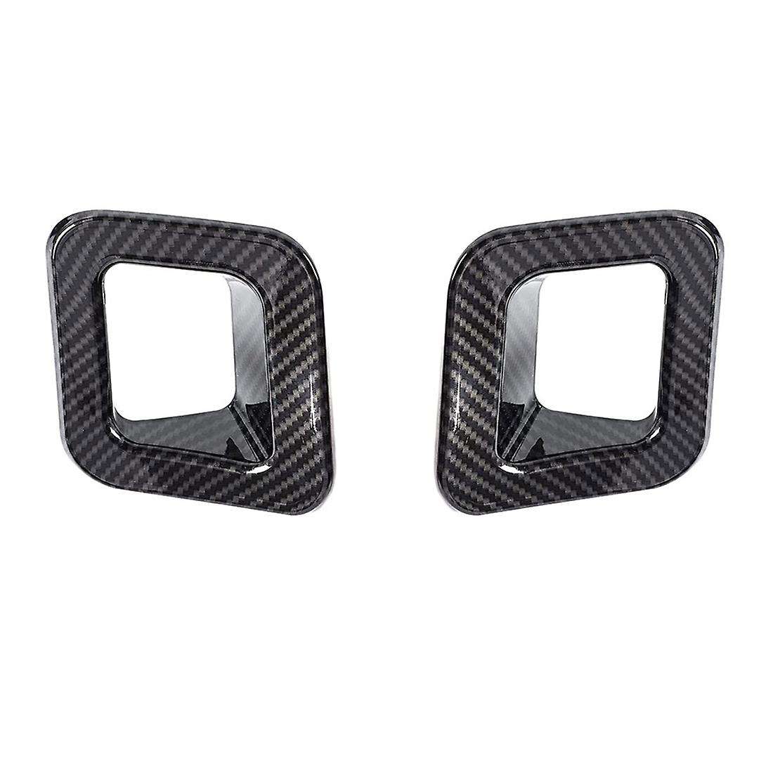 License Plate Light Trim for Dodge Ram 2010-2017, Abs Carbon Fiber