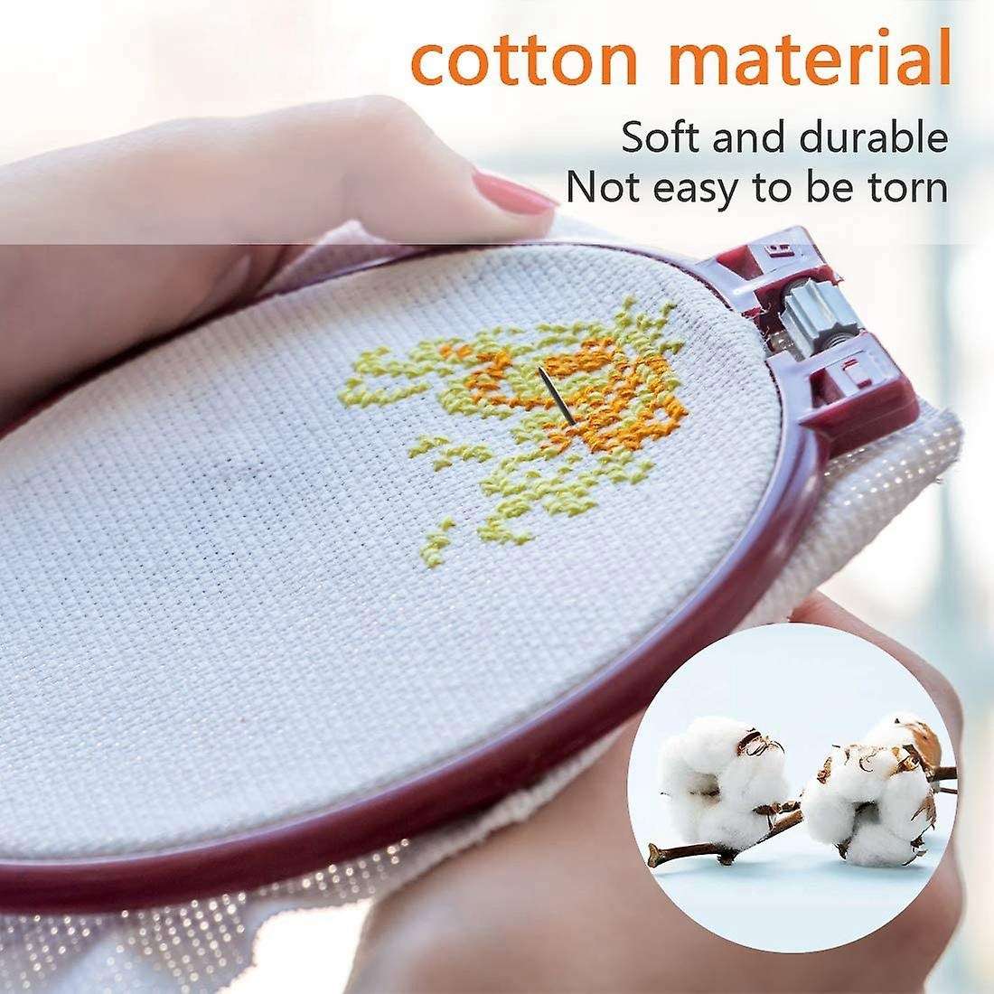 Cross Stitch Fabric,14 Count Aida Cloth Cross Stitch Reserve Cloth